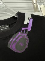 BALENCIAGA(バレンシアガ) コピー 掛け式イヤホンプリントカジュアル半袖Tシャツ 通販