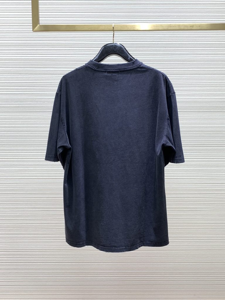 BALENCIAGA(バレンシアガ) 2024初夏 コピー 最新専門店同期流行カジュアルラウンドネック半袖Tシャツ