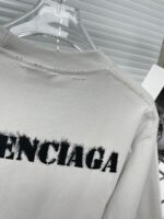BALENCIAGA(バレンシアガ) コピー 墨染プリントアルファベットTシャツ