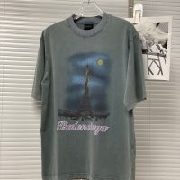 BALENCIAGA(バレンシアガ) 偽物 パリタワーナイトプリントTシャツ 通販