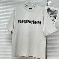 BALENCIAGA(バレンシアガ) コピー 墨染プリントアルファベットTシャツ