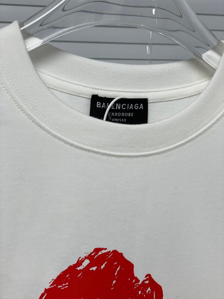 BALENCIAGA(バレンシアガ)  スーパーコピー プリントアルファベットロゴカジュアルペアTシャツ 通販