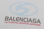 BALENCIAGA(バレンシアガ) 偽物 最新作サーフィンロゴぼかしプリントカジュアル半袖 激安通販