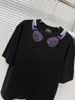 BALENCIAGA(バレンシアガ) コピー 掛け式イヤホンプリントカジュアル半袖Tシャツ 通販