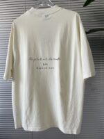 BALENCIAGA(バレンシアガ) スーパーコピー 芸能人 音符楽譜柄プリント半袖Tシャツ