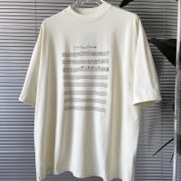 BALENCIAGA(バレンシアガ) スーパーコピー 芸能人 音符楽譜柄プリント半袖Tシャツ