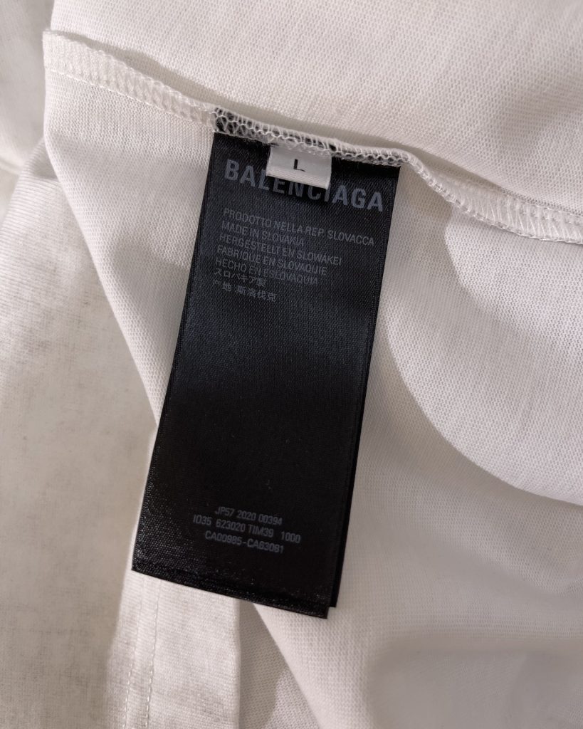 BALENCIAGA(バレンシアガ)  n級品 メンズアルファベット柄ロゴ半袖TシャツT-shirt