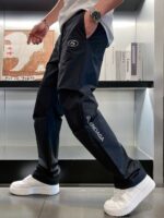 BALENCIAGA(バレンシアガ) コピー メンズロゴプリントストレッチカジュアルパンツ 通販