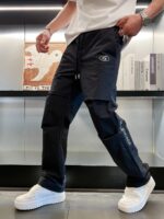 BALENCIAGA(バレンシアガ) コピー メンズロゴプリントストレッチカジュアルパンツ 通販