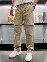BALENCIAGA(バレンシアガ) コピー メンズロゴプリントストレッチカジュアルパンツ 通販