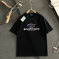 BALENCIAGA(バレンシアガ) 2024最新作 偽物 ロゴラウンドネックカジュアル半袖シャツ