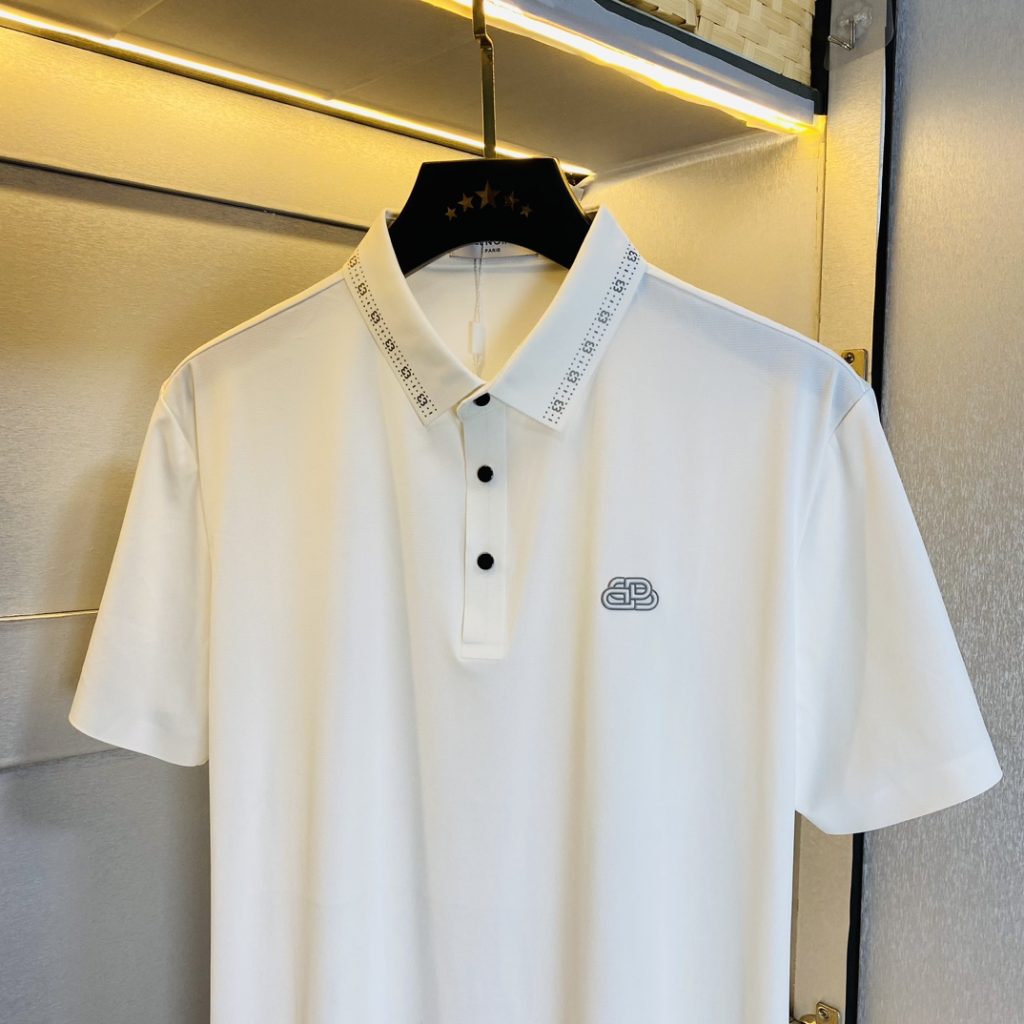 BALENCIAGA(バレンシアガ )  2024最新作 n級品 折り襟半袖ポロシャツ