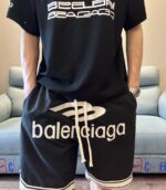 BALENCIAGA(バレンシアガ) スーパーコピー アルファベット刺繍ビッグロゴカジュアルショートパンツ
