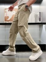BALENCIAGA(バレンシアガ) コピー メンズロゴプリントストレッチカジュアルパンツ 通販