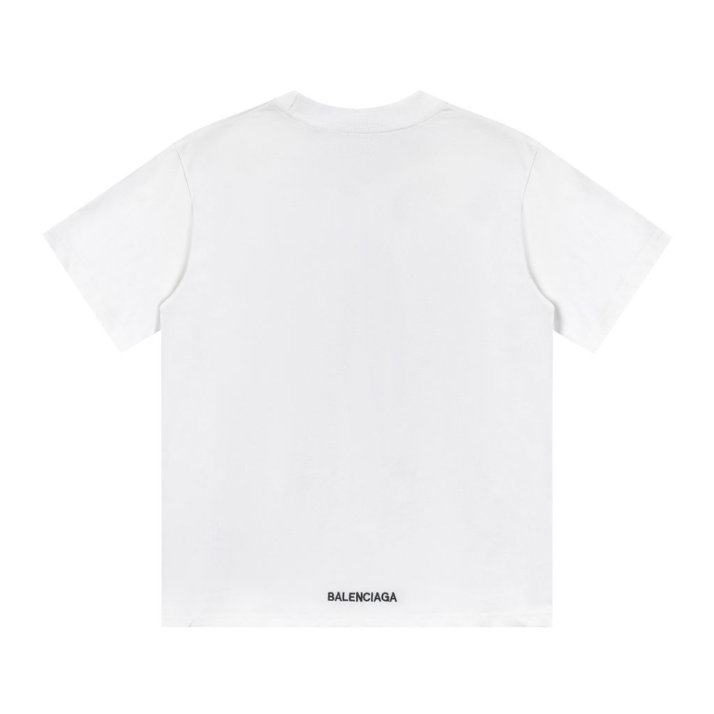 BALENCIAGA(バレンシアガ ) 偽物 新作ハート型コンパクト刺繍Tシャツ半袖