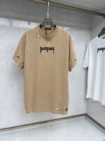 BALENCIAGA(バレンシアガ) コピー アルファベットプリントカップルタイプ男女半袖
