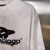 BALENCIAGA(バレンシアガ) n級品 メンズアルファベット柄ロゴ半袖TシャツT-shirt