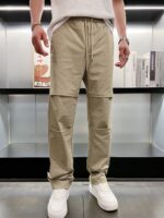 BALENCIAGA(バレンシアガ) コピー メンズロゴプリントストレッチカジュアルパンツ 通販