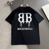 BALENCIAGA(バレンシアガ) コピー 260グラム高密度ロゴプリントカジュアル半袖