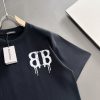 BALENCIAGA(バレンシアガ) コピー 260グラム高密度ロゴプリントカジュアル半袖