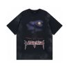 BALENCIAGA(バレンシアガ)コピー エッフェル塔インクジェット落書きラウンドネック半袖Tシャツ 通販