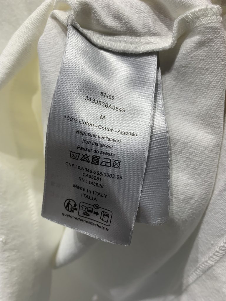 DIOR(ディオール) 芸能人 n級品 プリント破れ穴オシャレカジュアルTシャツ