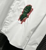 Dior(ディオール) 偽物 芸能人 龍年タイプアニメ恐竜刺繍長袖シャツ