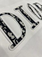 DIOR（ディオール） コピー アルファベットロゴ刺繍カジュアル半袖Tシャツ 通販
