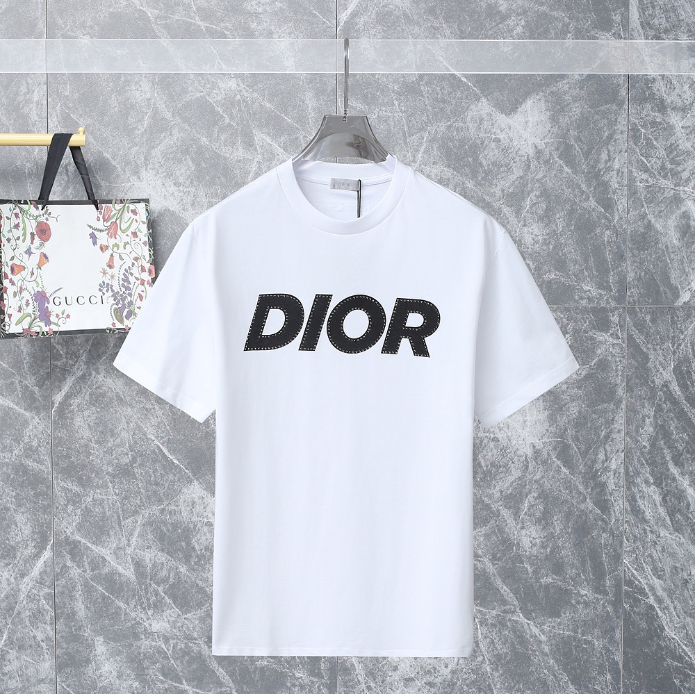 DIOR（ディオール）新作 n級品 アルファベットlogeプリントラウンドネック半袖 通販