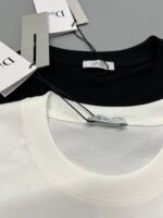 DIOR（ディオール） コピー アルファベットロゴ刺繍カジュアル半袖Tシャツ 通販