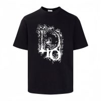 DIOR（ディオール）コピー 定番アルファベットプリントカジュアル半袖Tシャツ