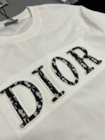 DIOR（ディオール） コピー アルファベットロゴ刺繍カジュアル半袖Tシャツ 通販