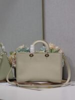 DIOR（ディオール）Lady D-Sire My ABCDior ポケットミルクホワイトライチ柄牛皮革特大籐チェック柄 n級品