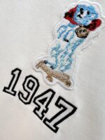 DIOR（ディオール） 2024ss最新作レザーロゴ発泡ラウンドネック半袖Tシャツ