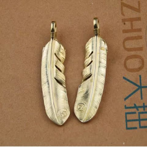 Goro’s（ゴローズ）高橋吾郎 n級品 純銅金メッキフェザーペンダント 通販