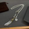 Goro’s（ゴローズ）高橋吾郎 n級品 シリーズフェザーダブルペンダント飛鳥ネックレス
