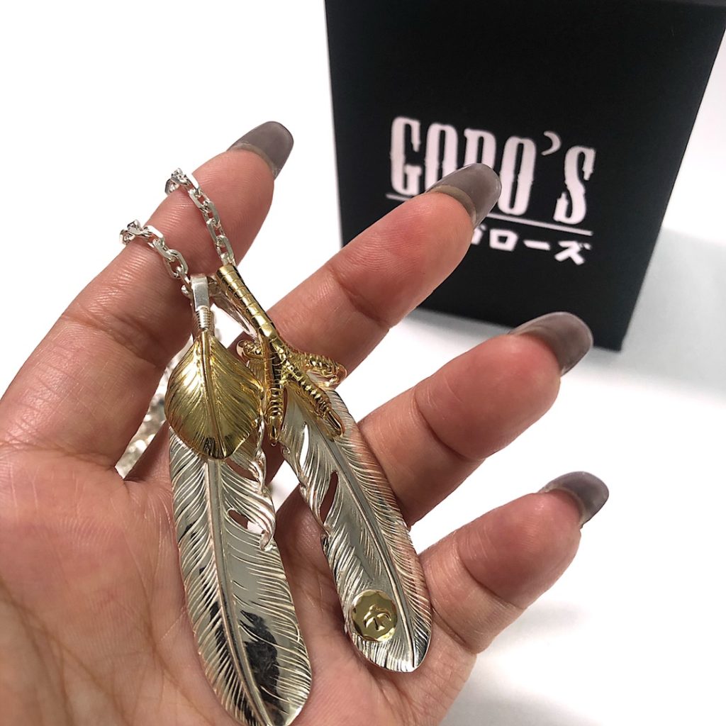 Goro’s（ゴローズ）偽物 高橋吾郎ファッション羽根ペンダントネックレス 通販