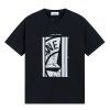 STONE ISLAND(ストーンアイランド)人気スーパーコピープリントラウンドネック半袖Tシャツ男女兼用