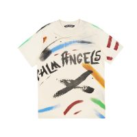 PalmAngels （パームエンジェルス）偽物 流行トレンドアルファベット落書き半袖Tシャツ通販
