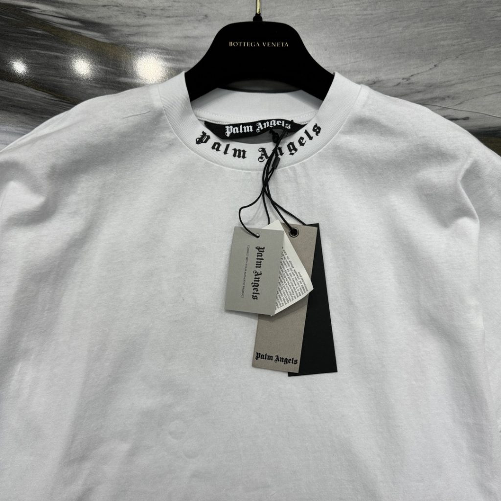 PalmAngels （パームエンジェルス）偽物 定番LOGO プリントゆったりシンプルカジュアルTシャツ 激安通販