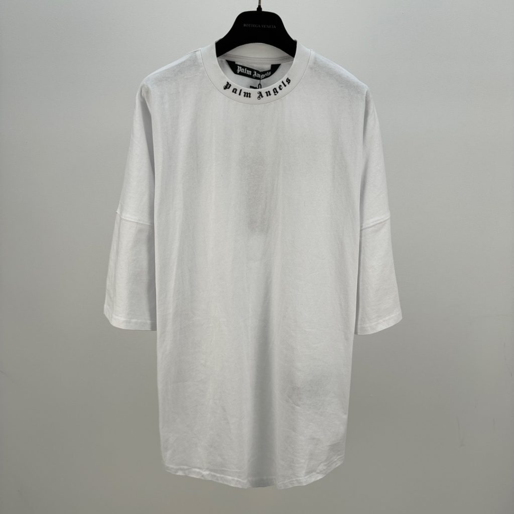 PalmAngels （パームエンジェルス）偽物 定番LOGO プリントゆったりシンプルカジュアルTシャツ 激安通販