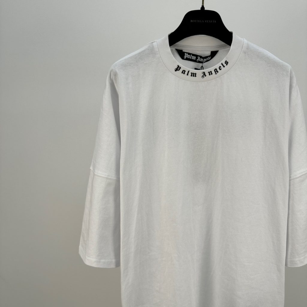 PalmAngels （パームエンジェルス）偽物 定番LOGO プリントゆったりシンプルカジュアルTシャツ 激安通販