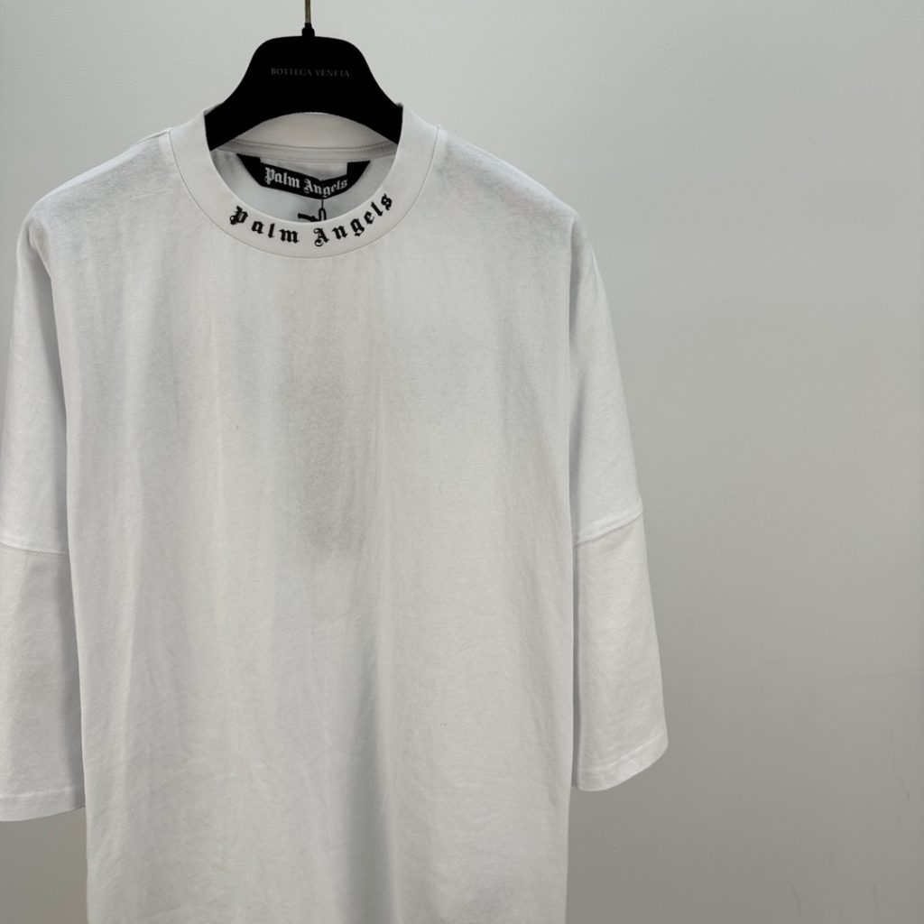 PalmAngels （パームエンジェルス）偽物 定番LOGO プリントゆったりシンプルカジュアルTシャツ 激安通販
