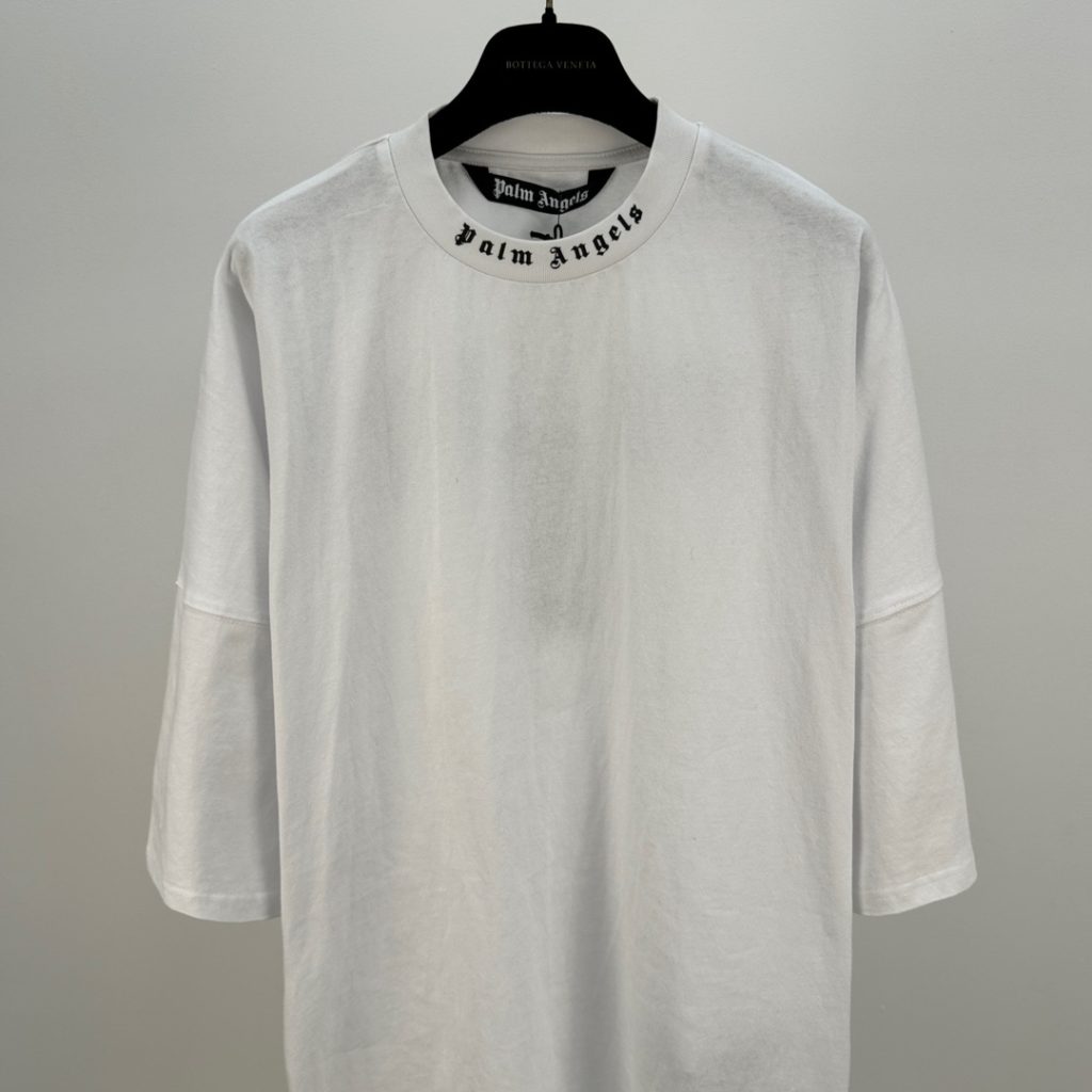 PalmAngels （パームエンジェルス）偽物 定番LOGO プリントゆったりシンプルカジュアルTシャツ 激安通販