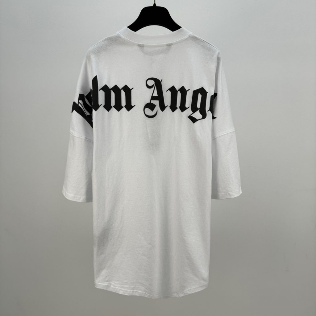 PalmAngels （パームエンジェルス）偽物 定番LOGO プリントゆったりシンプルカジュアルTシャツ 激安通販