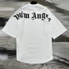 PalmAngels （パームエンジェルス）偽物 定番LOGO プリントゆったりシンプルカジュアルTシャツ 激安通販