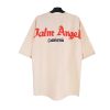 PalmAngels （パームエンジェルス） 偽物 立体的なロゴプリントオシャレカジュアル半袖Tシャツ男女兼用 激安通販
