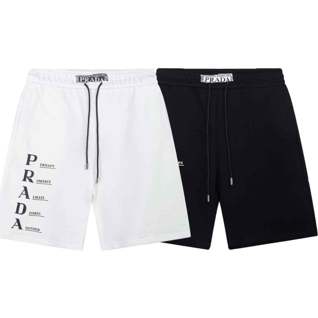 PRADA(プラダ)夏新作コピーはラベルアルファベットｌｏｇｏのレジャーの半ズボンを印刷することを噴かせます通販