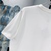 PRADA(プラダ) コピー ロゴ落書き刺繍オシャレカジュアル半袖Tシャツ