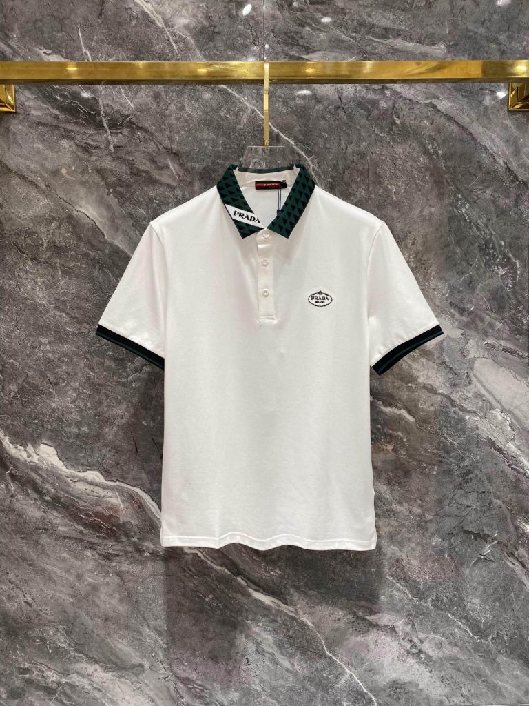 PRADA(プラダ) 2024新作 n級品 春夏半袖折り襟Tシャツpolo 通販